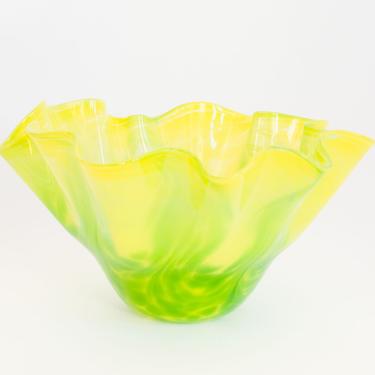 Ruffle Glass Bowl by HomesteadSeattle