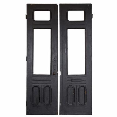 Black Victorian Commercial Doors