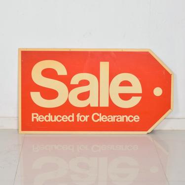 Vintage Plastic SOLD Sign, Vintage Advertising Knoll Eames Era 