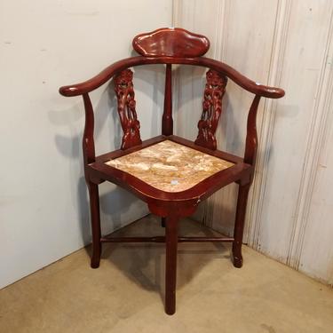 Vintage Marble Corner Chair