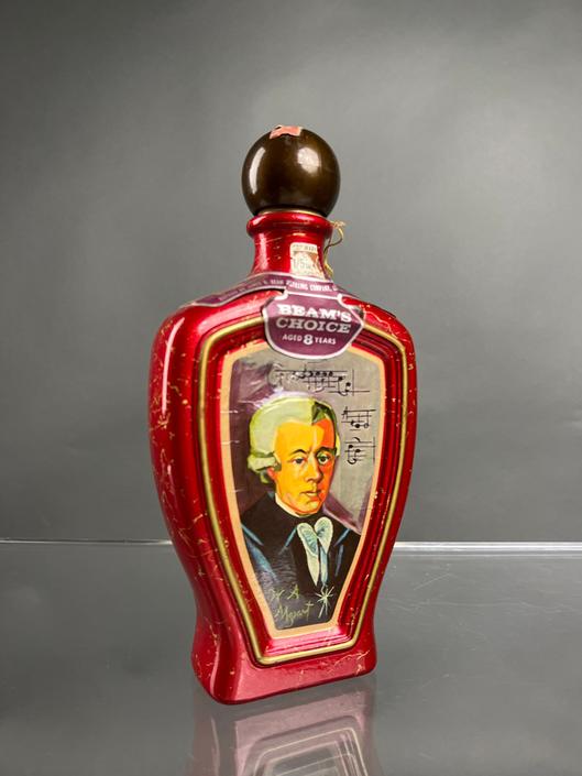Vintage 70s Limited Edition Jim Beam Decanter Composer Series: Mozart 