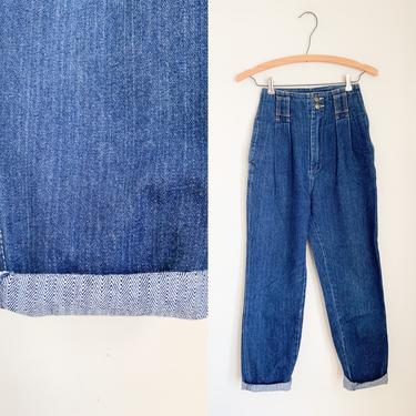 Vintage 1980s Brandon High Waisted Jeans / 23