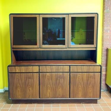 Rosewood Danish Sideboard with Hutch