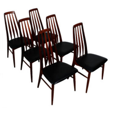 Set of 6 Koefoed Hornslet Danish Teak Dining Chairs