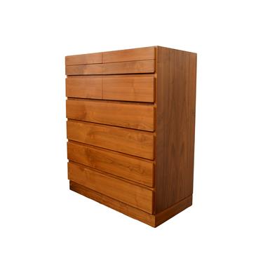 Tall Walnut Dresser made by Vinde Mobler Arne Wahl Iversen Danish Modern 