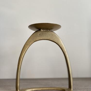 Brass candle or vase stand