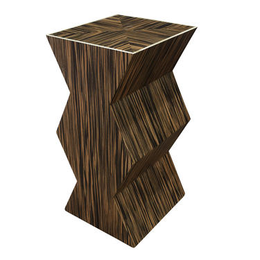 Karl Springer Sculptural Side Table with Bone Inlays 1980s - ON HOLD