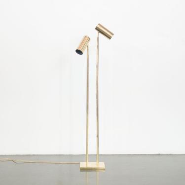 Brass Floor Lamp by DMI by HomesteadSeattle