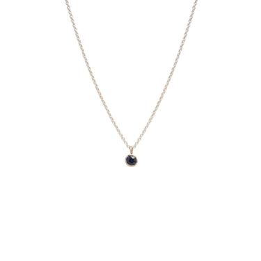Blue Sapphire Choker Pendant Necklace