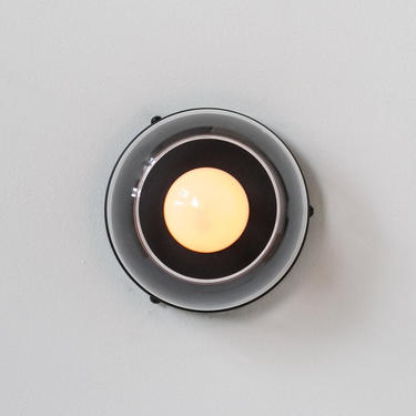 The Rivet - Modern Wall or Ceiling Light | Handmade | Matte Black Finish with Clear Glass | UL Listed 