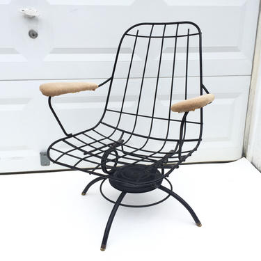 Vintage Homecrest Swivel Lounge Chair 