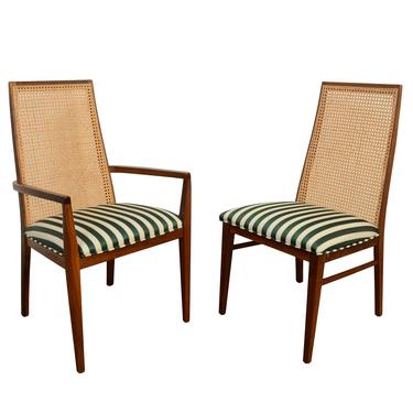 Walnut Dining Chairs Set of 6 Designed 