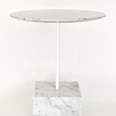 Ettore Sottsass Primavera Carrara Marble Side Table Ultima Edizione
