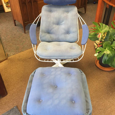 Homecrest lounge chair and ottoman by AgentUpcycle