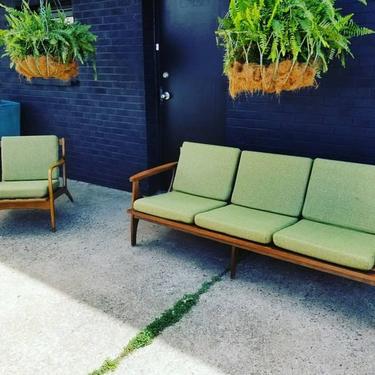 MCM sofa and chair. $650 For the pair!