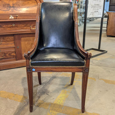 Federal Style Leather Chair