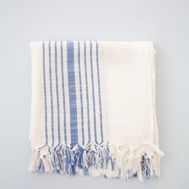 Hudson Towel Blue Stripe