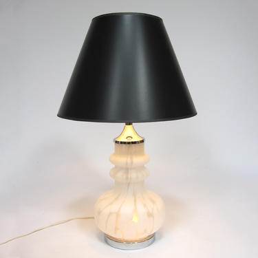 Laurel Table Lamp with Italian Glass Base