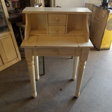 Adorable Little Wooden Desk  25 7/8" W by 40" T by 17" D