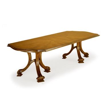 Therien Studio Solid Walnut "Volute' Banquet Dining Table