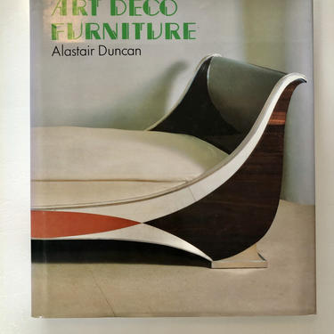 Vintage Art Deco Furniture Hardcover Book Alastair Duncan 