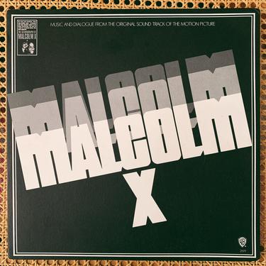 Vintage “Malcolm X” Soundtrack Vinyl Record (1992)