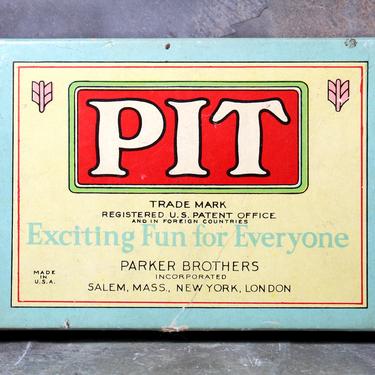 RARE! Bull and Bear Edition Pit Card Game - 1919 Classic Card Game - Commodities Market Trading Game - Parker Brothers | FREE SHIPPING 