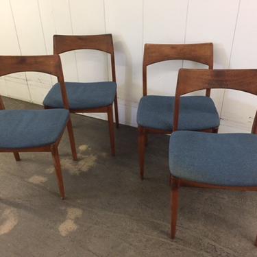 Set of Four (4) Teak Dining Chairs by Arne Hovmand Olsen for Mogens Kold