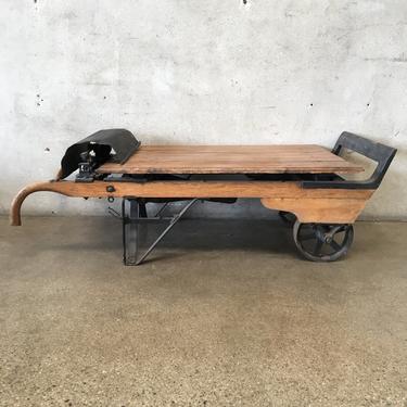 Vintage Scale Dolly Coffee Table