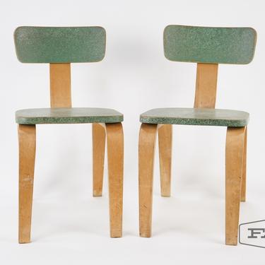 Pair of Bentwood Childrens Chairs