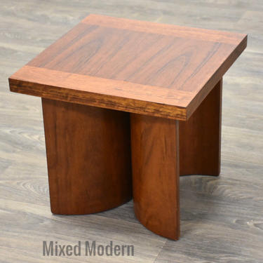 Walnut Square End Table 