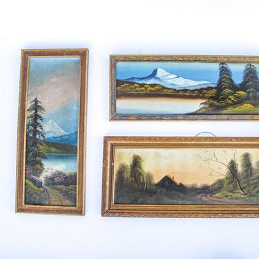 Vintage Oregon Natural Landscape Paintings - Sold Separately 