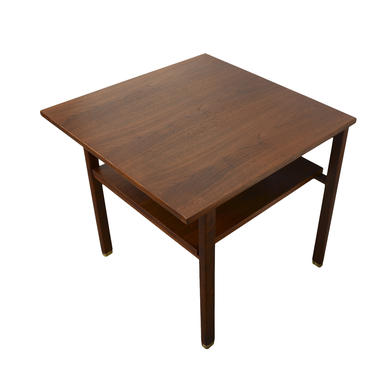 Walnut Side Table Mid Century Modern 