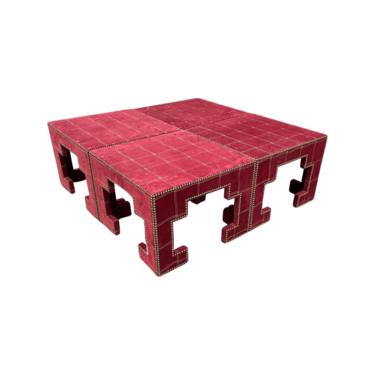 Chichi Ottoman Tables by Jacques Garcia (Includes 4 Individual Ottomans)