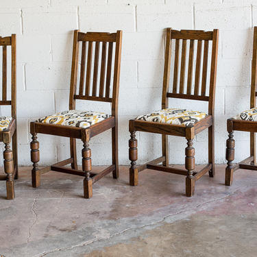 PORTFOLIO: 1930's Oak Dining Chairs 