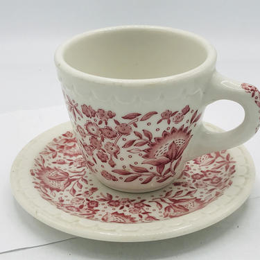 Vintage Syracuse &amp;quot;MAYFLOWER&amp;quot; Roxbury  Coffee Cup and Saucer 