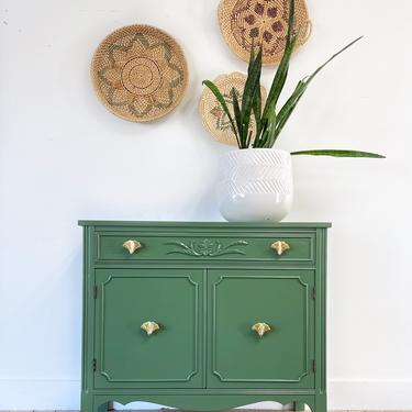 AVAILABLE - Vintage Green Sideboard 