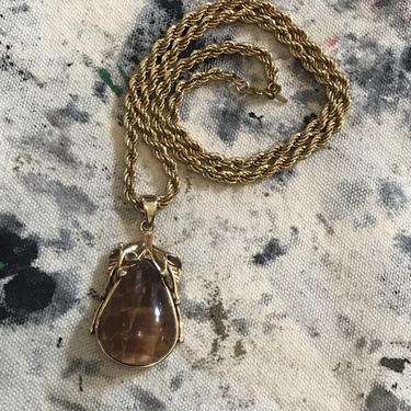 Monet Gold Snakeskin Necklace