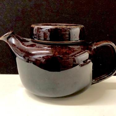 Arabia Finland Ulla Procope Small Brown Teapot 