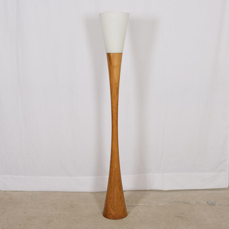 Vintage Modern Pinched Cylinder Floor Lamp