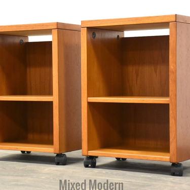 Danish Modern Teak Cabinets - A Pair 