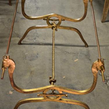 Jean-Charles Moreux gilt iron table (#1456)