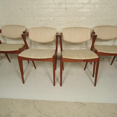 Kai Kristiansen Model 42 "Z" Teak Dining Chairs