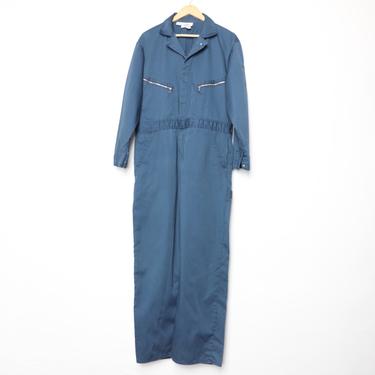 vintage DICKIES blue coveralls late 1990s work wear vintage men's size MEDIUM overalls work wear 