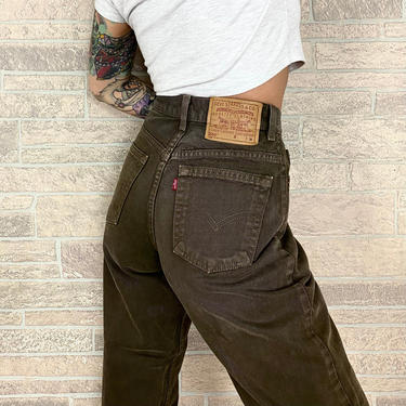 Levi's 550 Brown Jeans / Size 27 28 