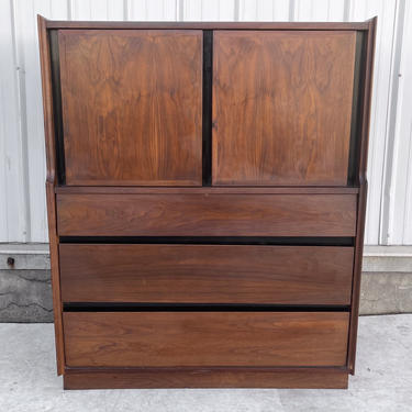 Tall Mid-Century Dresser or Armoire by Dillingham 
