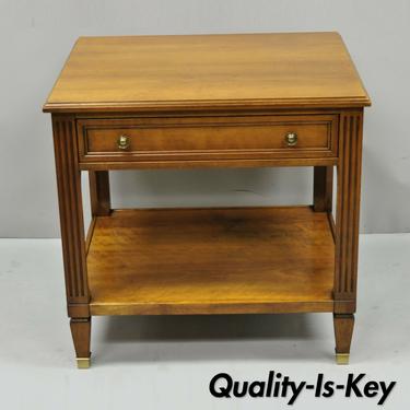 Kindel Belvedere 2332-46 French Regency One Drawer Cherry Lamp Side End Table