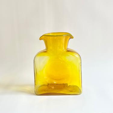 Yellow Blenko Water Bottle - Likely Lemon 