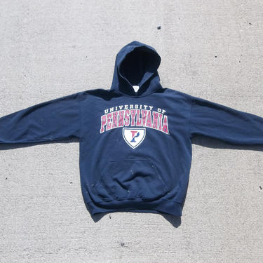 Vintage Sweatshirt 1990s 90s University of Pennsylvania Small Hipster Skater Clueless Preppy Grunge College 