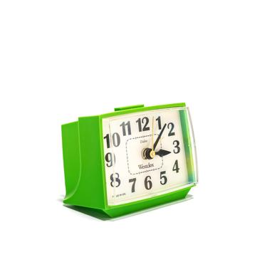 Vintage Lime Green Westclox Alarm Clock by Dialite 